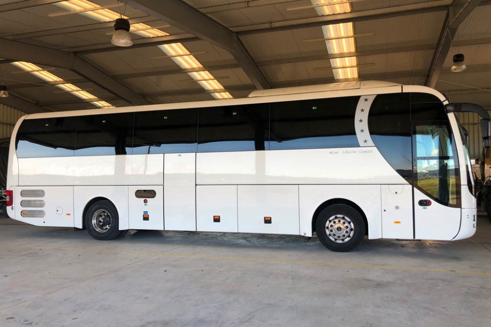 Folieren Beschriften Man Bus Reisecar Fahrschule Aare Aemme 1