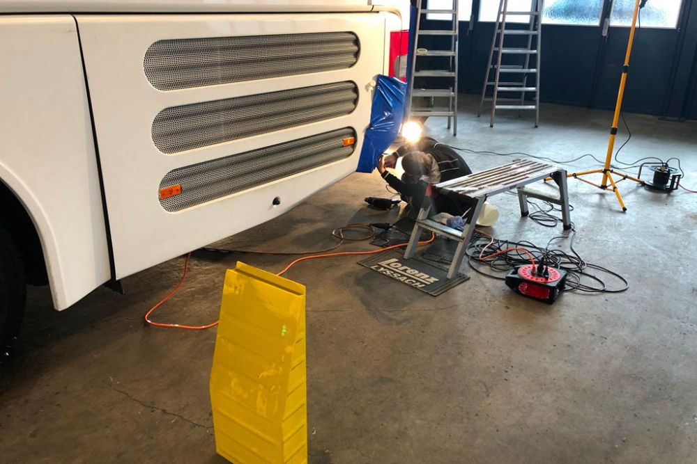 Folieren Beschriften Man Bus Reisecar Fahrschule Aare Aemme 7