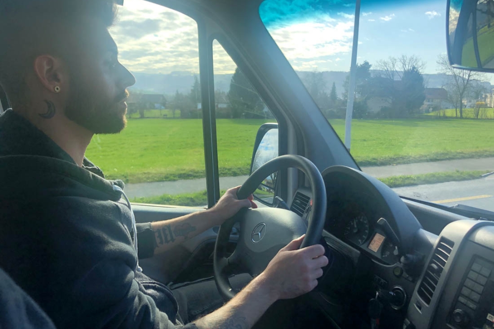 Mercedes Kleinbus Fahrausbildung Kat C1 D1 Fahrschule Aare Aemme 16