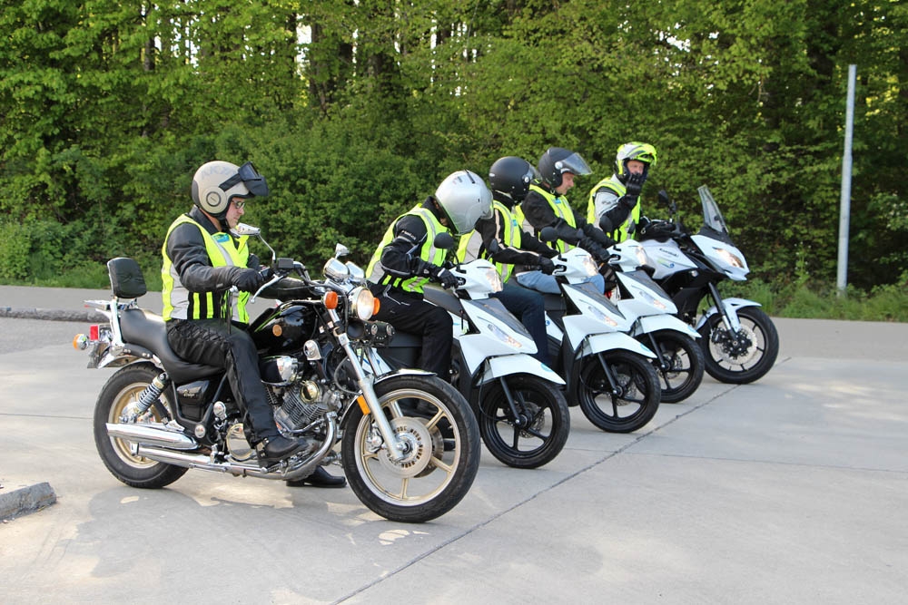 Motorrad Roller Grundkurs1 Fahrschule Aare Aemme 2017 11