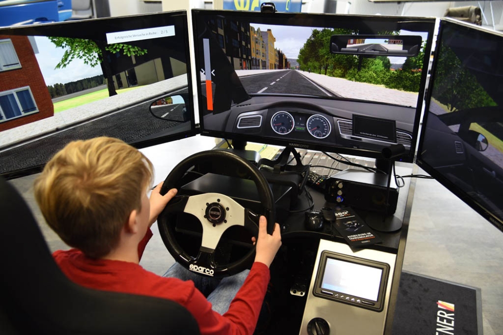 Testday Fahrsimulator Degener 360 Fahrschule Aare Aemme 10