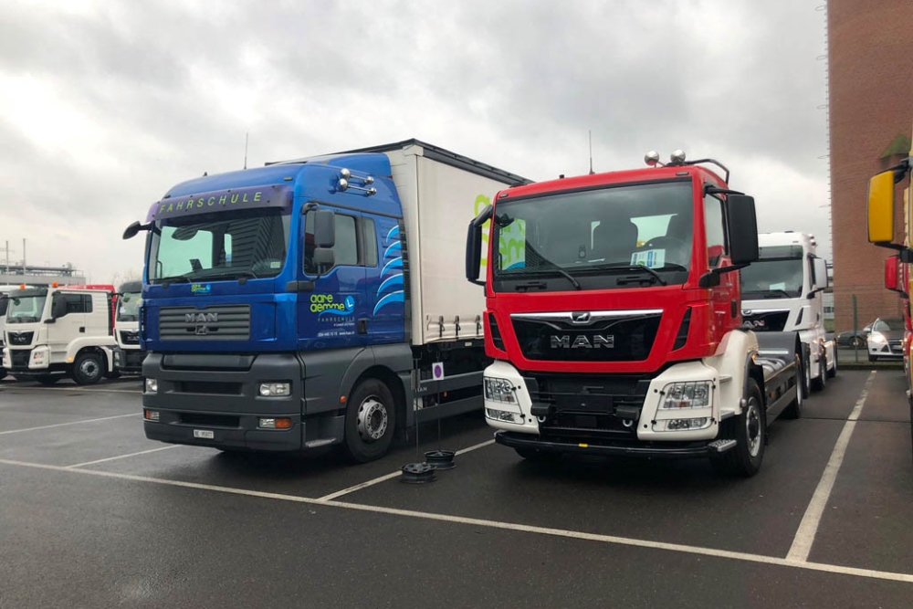 Umbau Lkw Man 2018 Fahrschule Aare Aemme 13