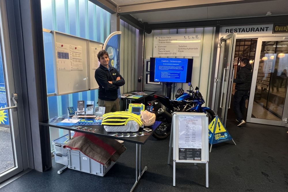 Ausstellung im Haupteingang der Localnet Arena